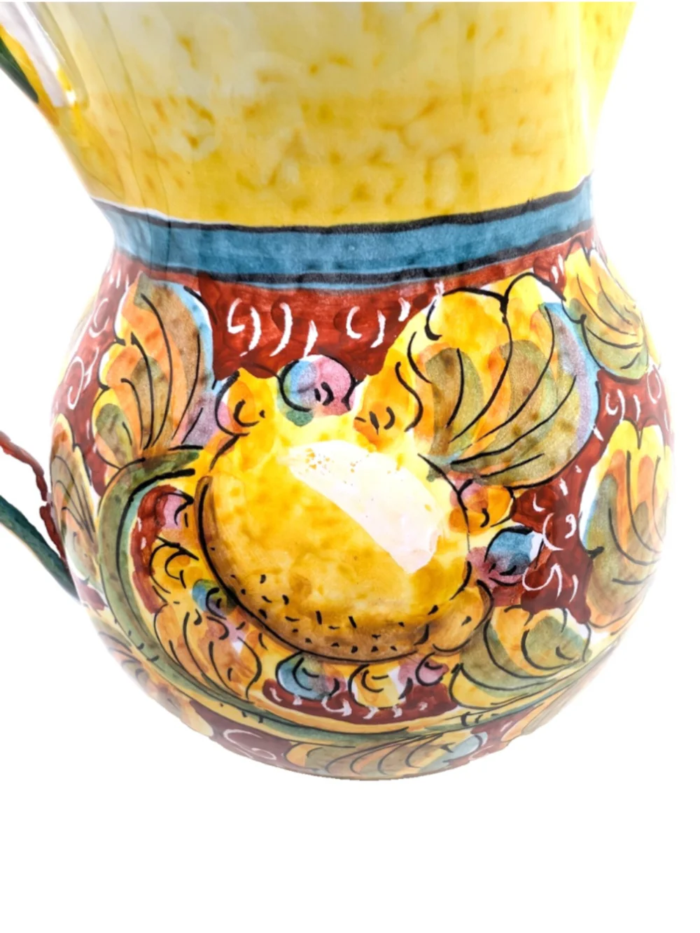 Umbria Girasole Hand-Painted Pitcher - Made in Italy